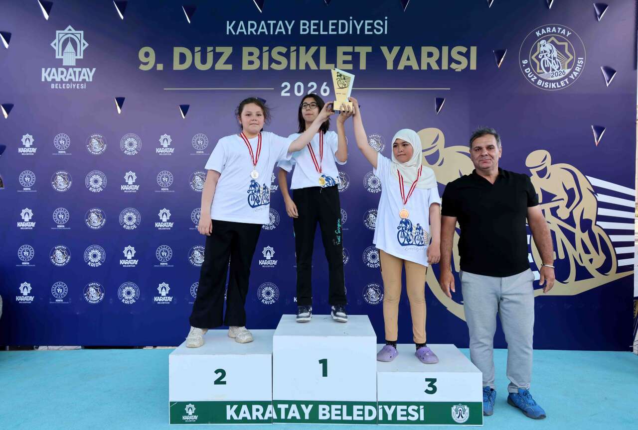 Karatay'da 9. Düz Bisiklet Yarışı büyük heyecana sahne oldu 13